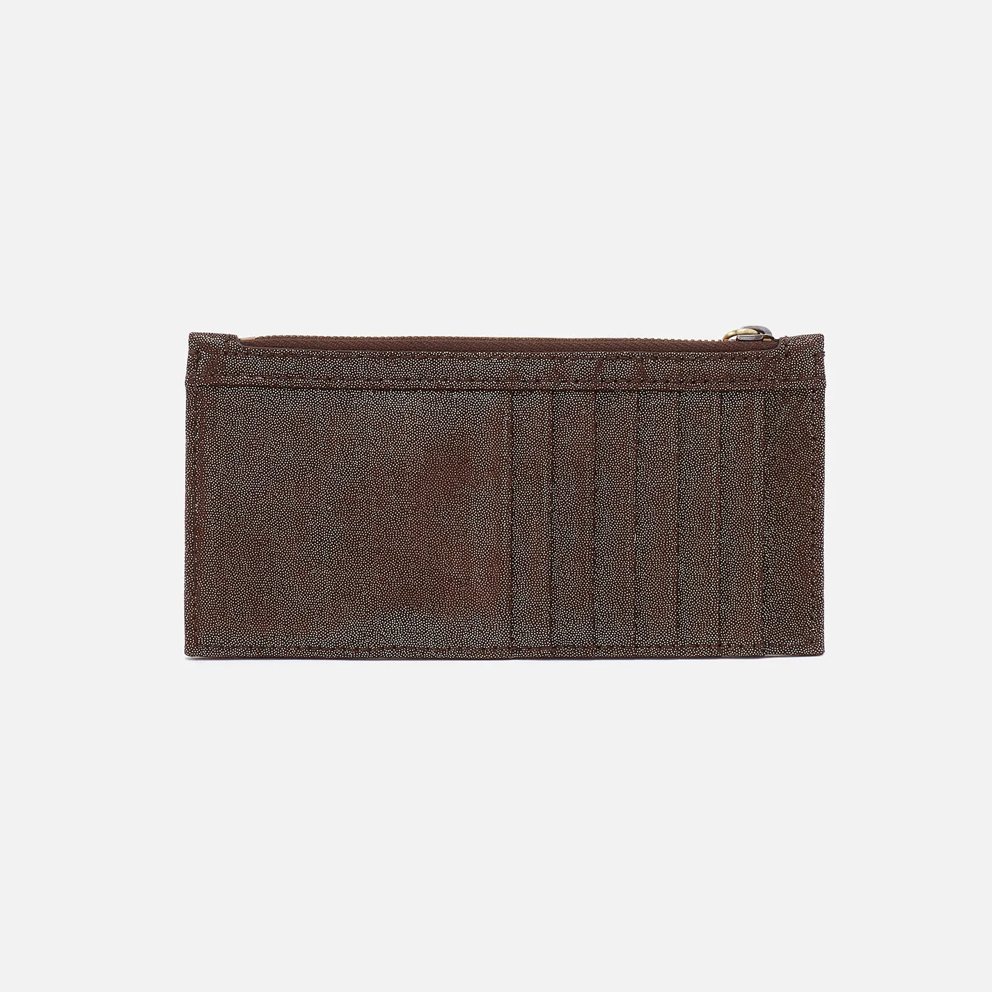 Carte Card Case In Metallic Leather - Coffee Galaxy