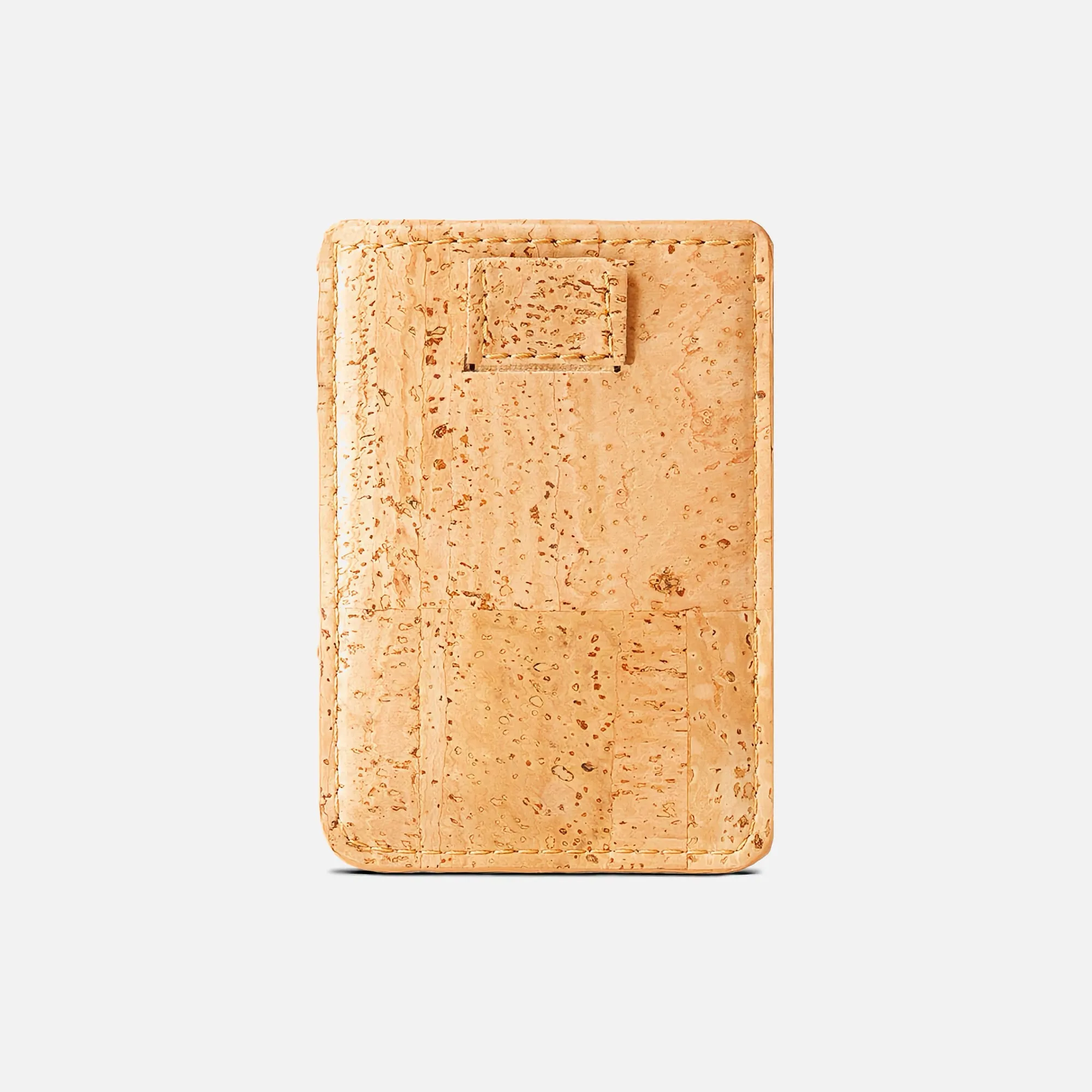 Corkor Vegan Cork Card Sleeve Wallet, Light Brown