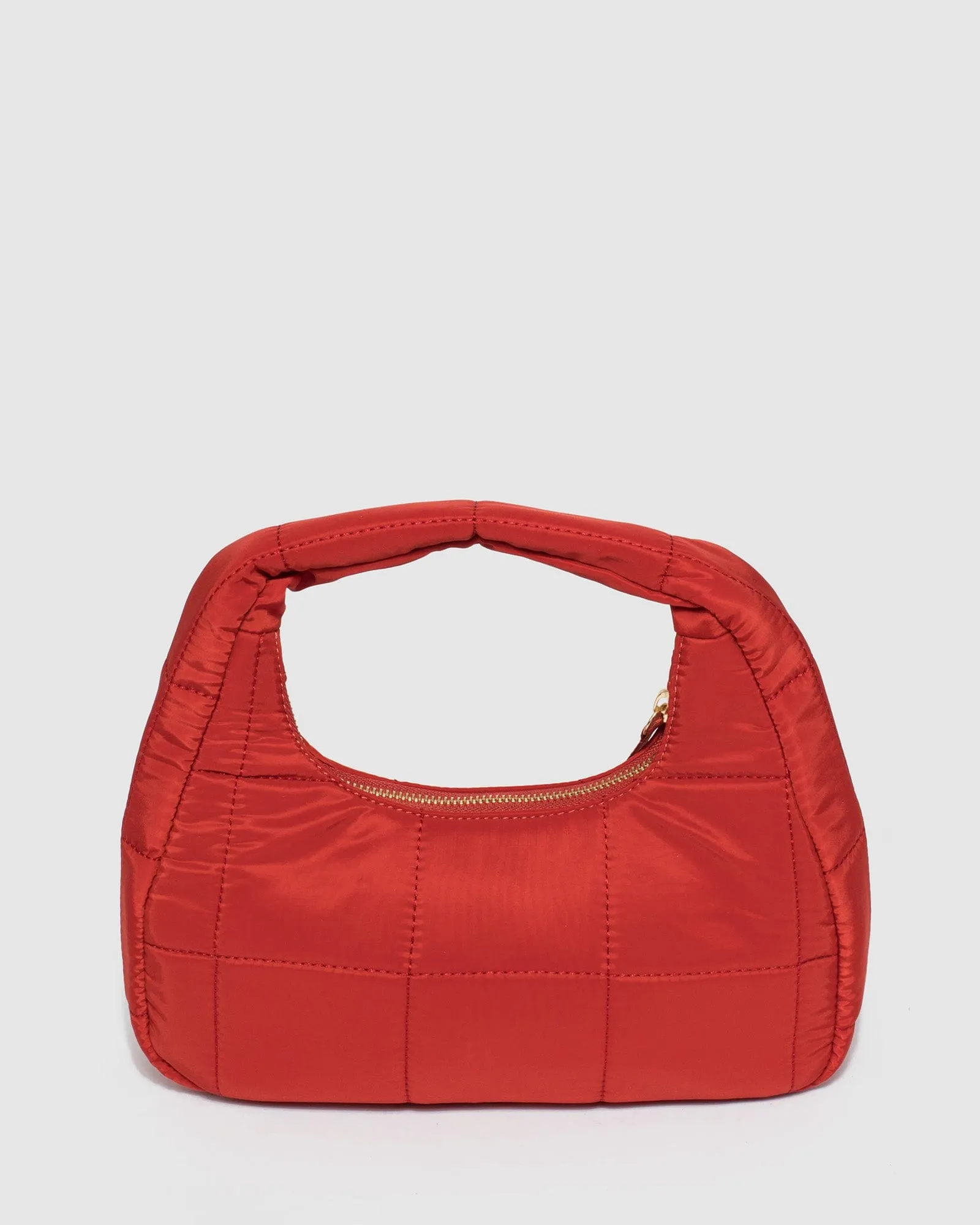 Ellyse Nylon Orange Shoulder Bag
