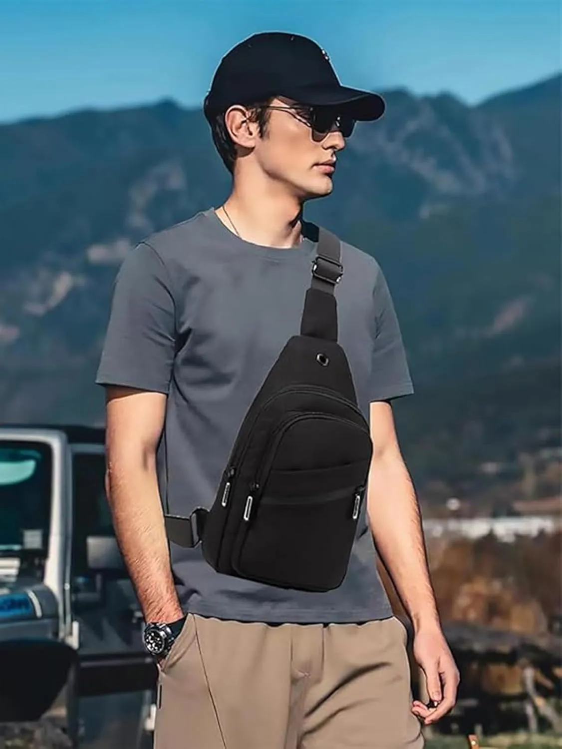 EVANCARY Small Sling Bag Crossbody Bags for Women Trendy, Sling Bakpack Casual Chest Bag for Travel Daypack Hiking