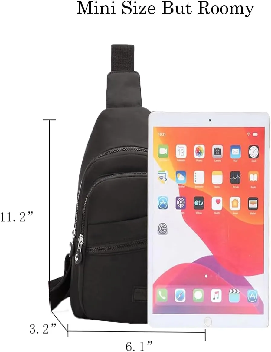 EVANCARY Small Sling Bag Crossbody Bags for Women Trendy, Sling Bakpack Casual Chest Bag for Travel Daypack Hiking