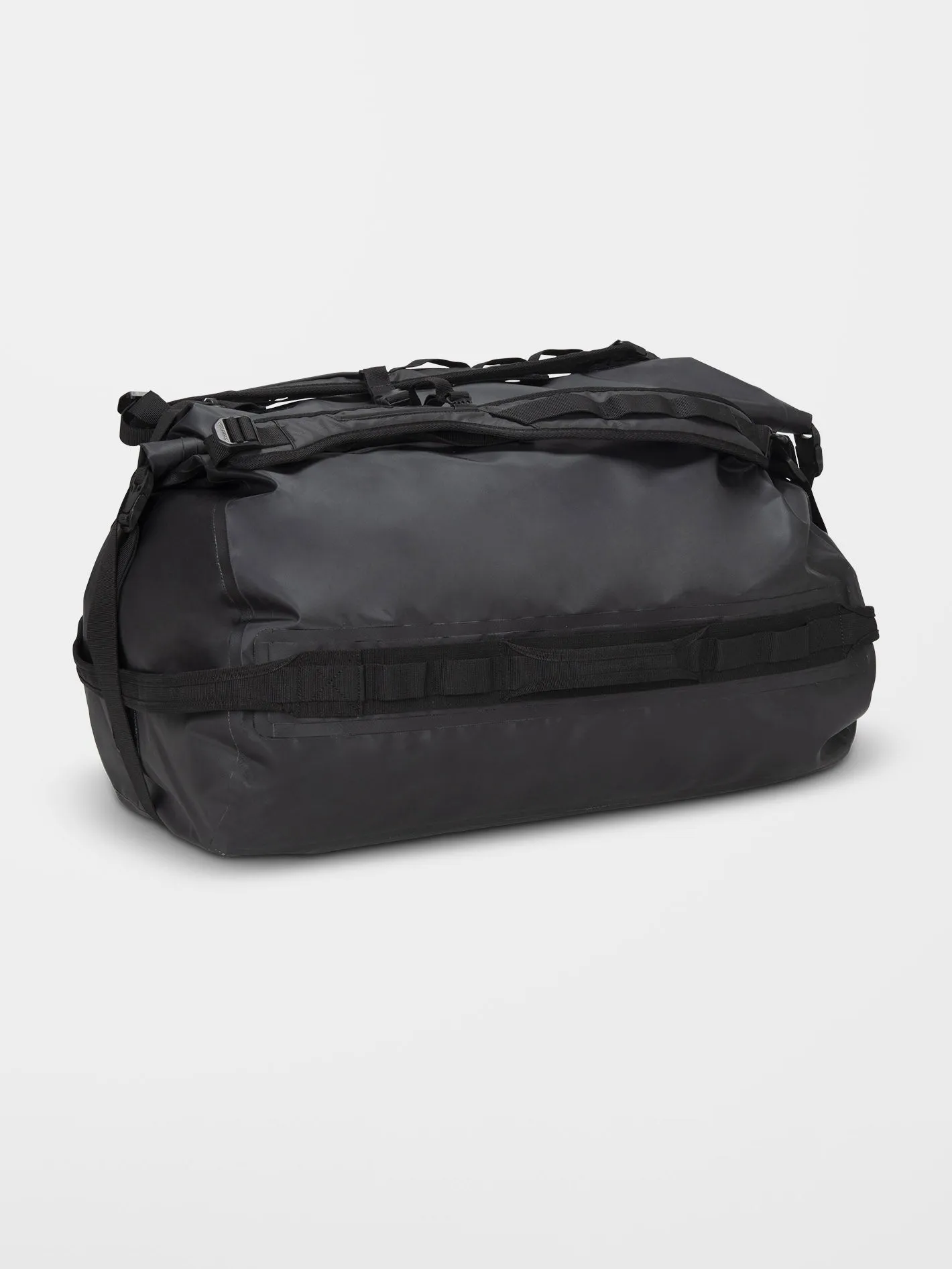 Frequency Roll-Top Duffel Bag - Black