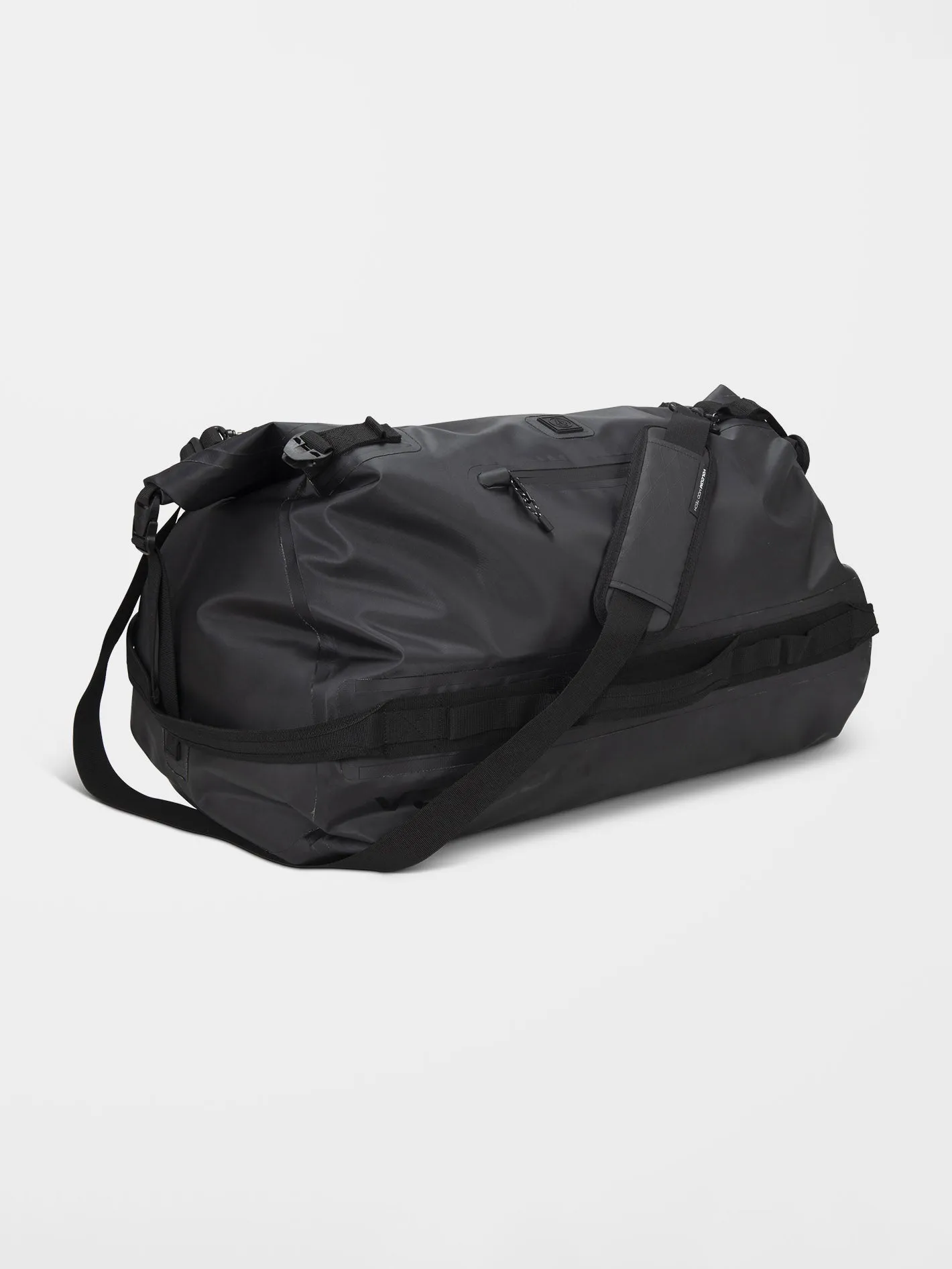 Frequency Roll-Top Duffel Bag - Black