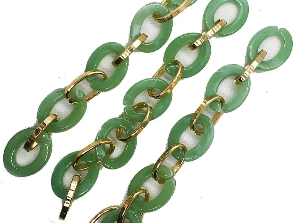 Green Golden Mask Chain