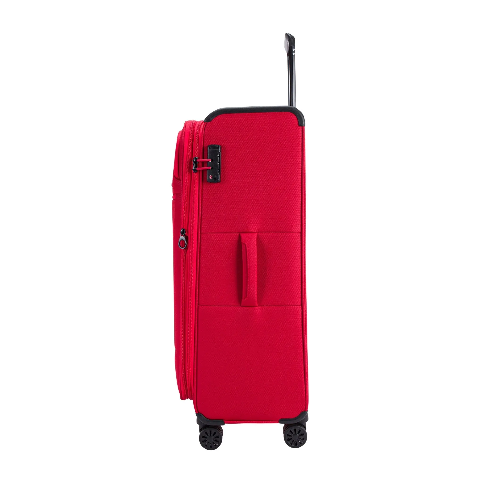 Greenwich Softcase Trolley Set Of 3 Red