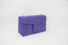 Hot Purple Box Clutch Bag