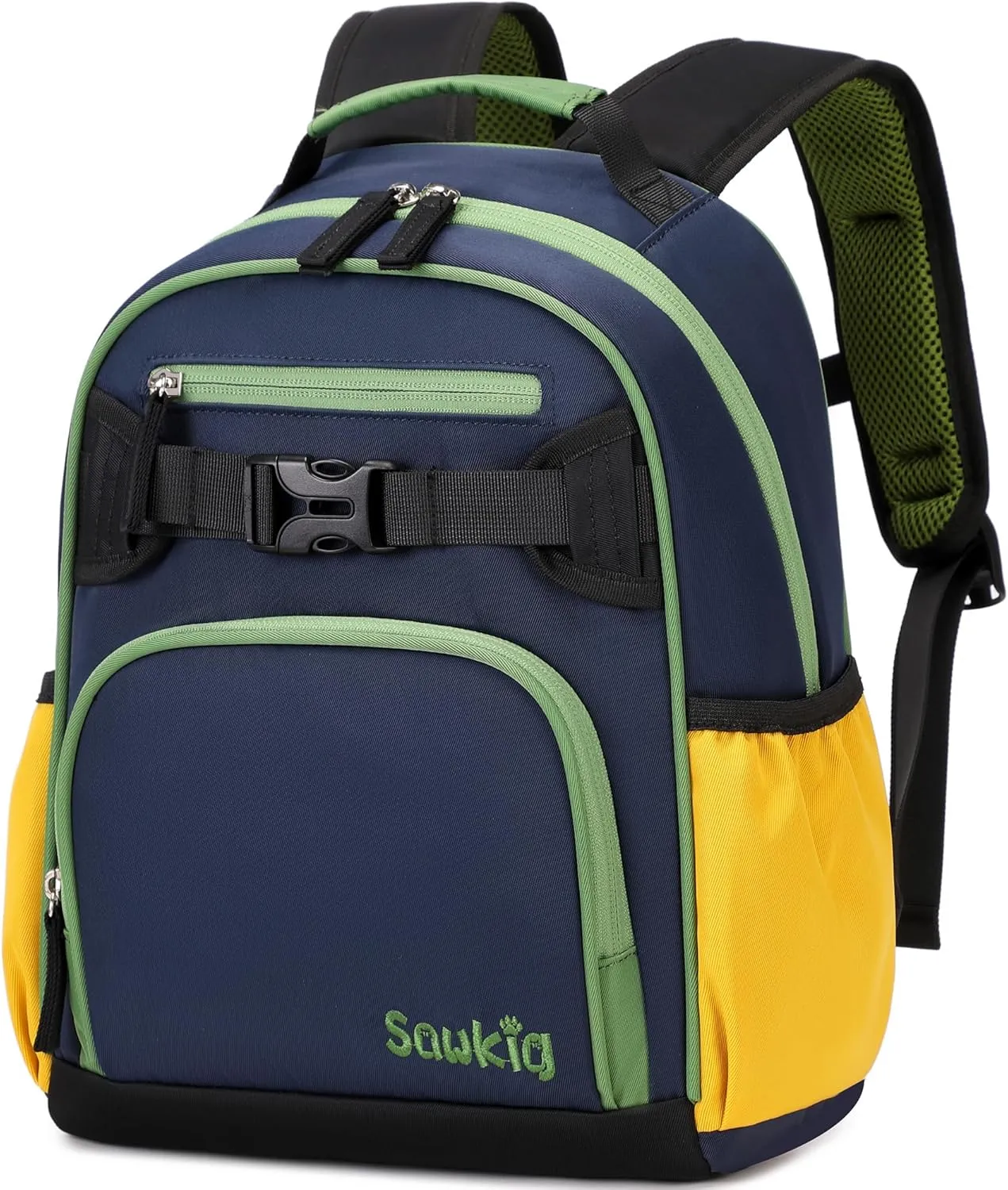 Kids Backpack for Boys Lightweight Bookbag for Elementary School Kid 6-10 (Indigo)
