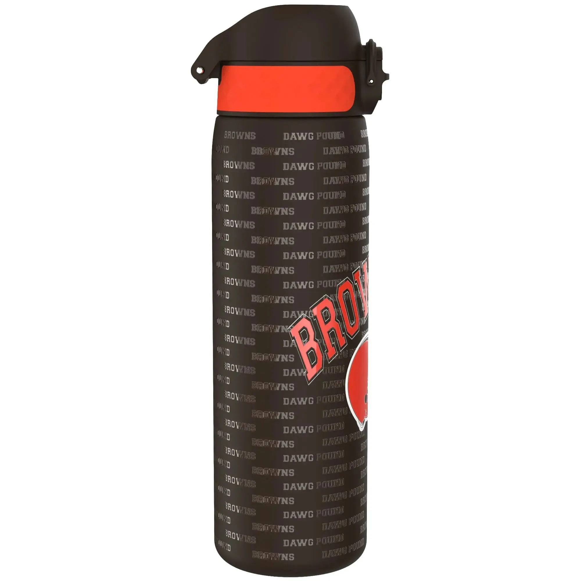 Leak Proof NFL Water Bottle, Stainless Steel, Cleveland Browns, 600ml (20oz)