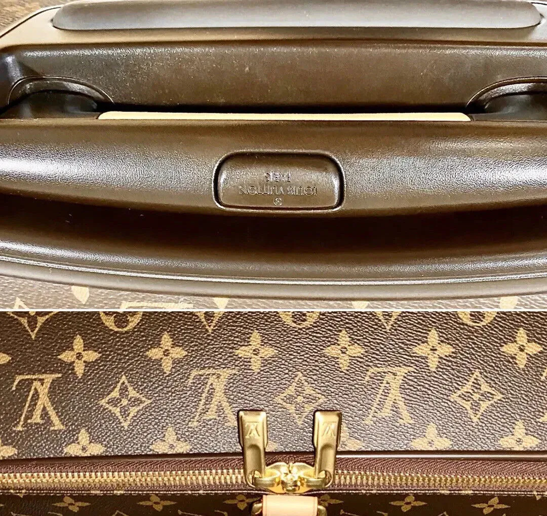 Louis Vuitton Pegase Business 65 Suitcase Bag w/ Cover Sleeve Pristine!🩵