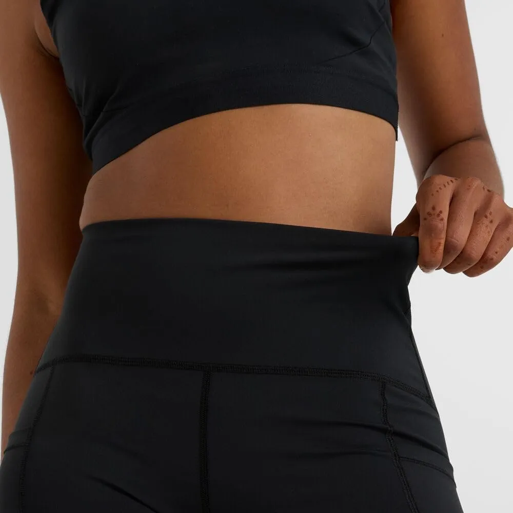 New Balance womens Nb Sleek Pocket High Rise Short 6"