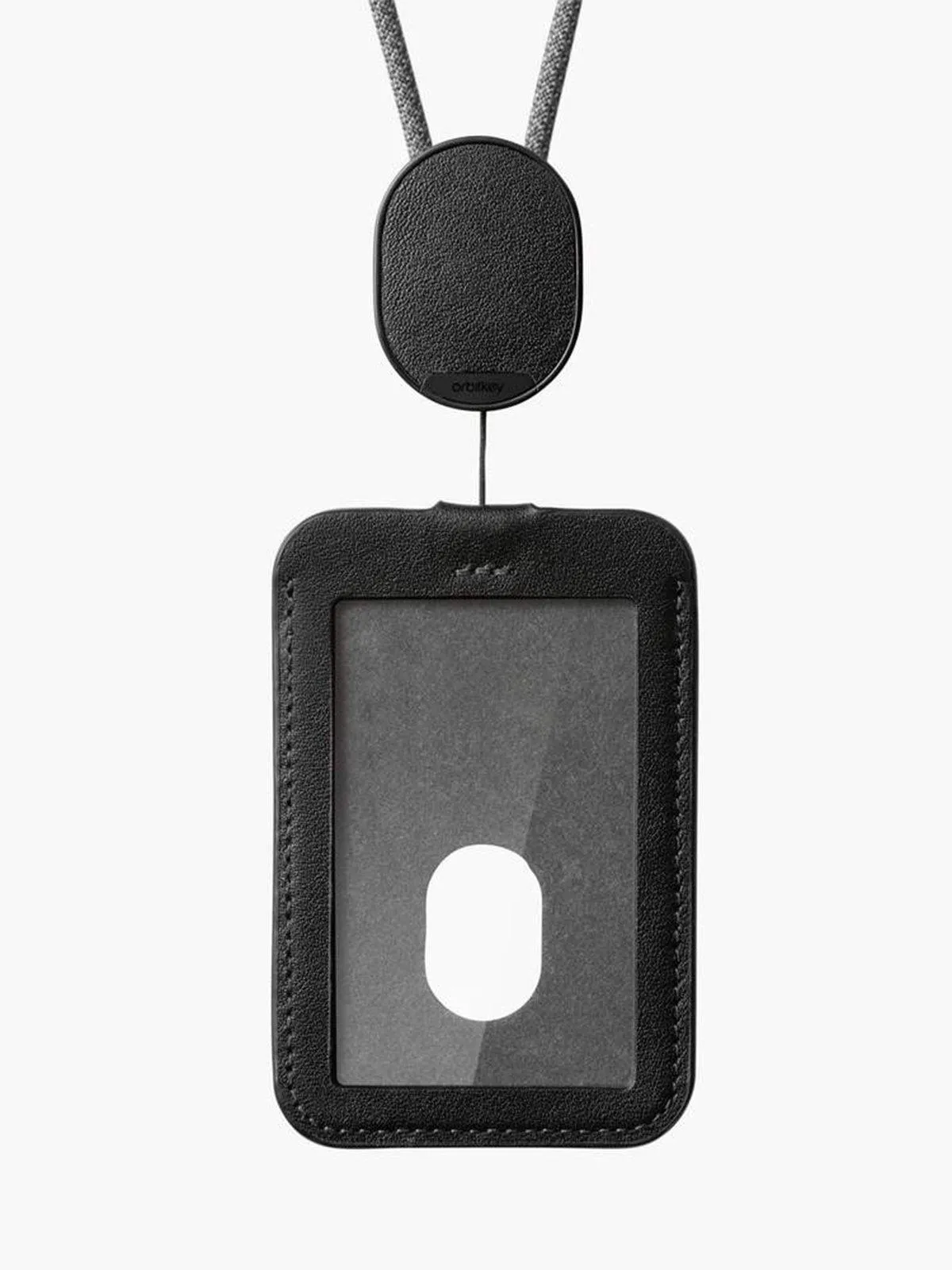 Orbitkey ID Card Holder Black With Lanyard