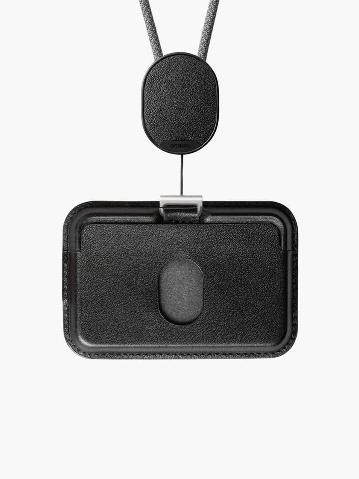 Orbitkey ID Card Holder Pro Black With Lanyard