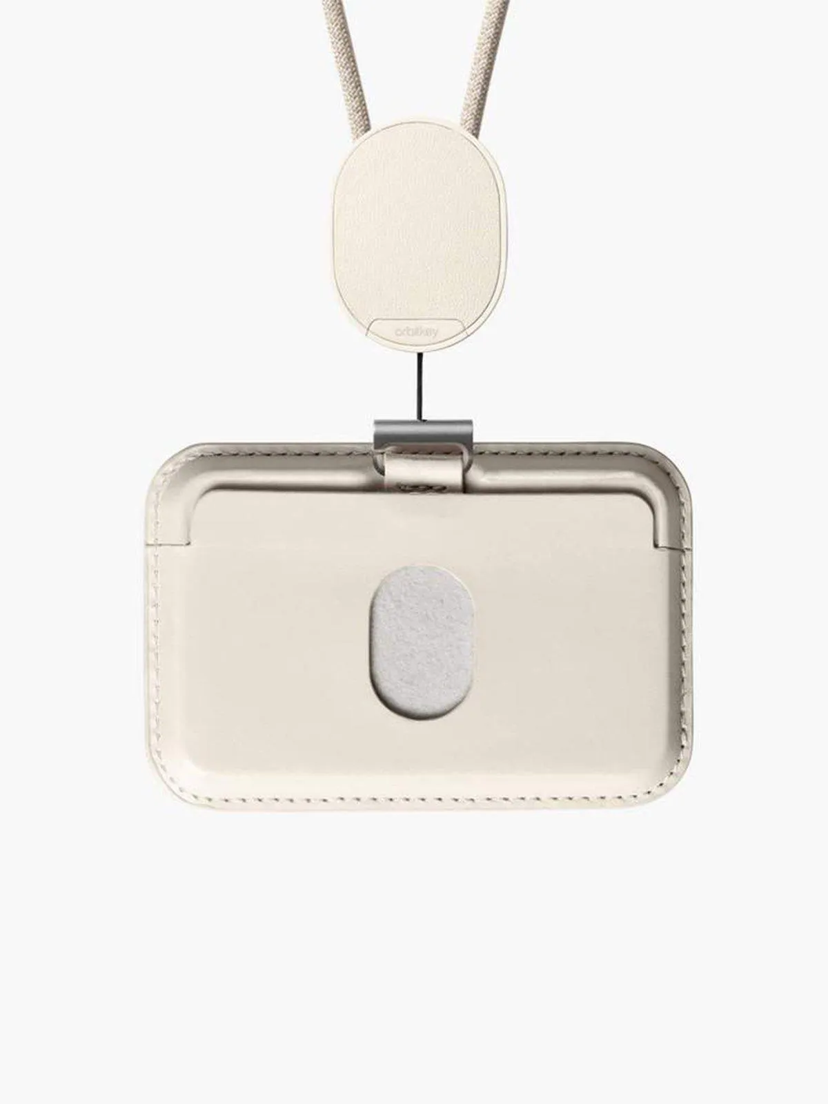 Orbitkey ID Card Holder Pro Stone With Lanyard