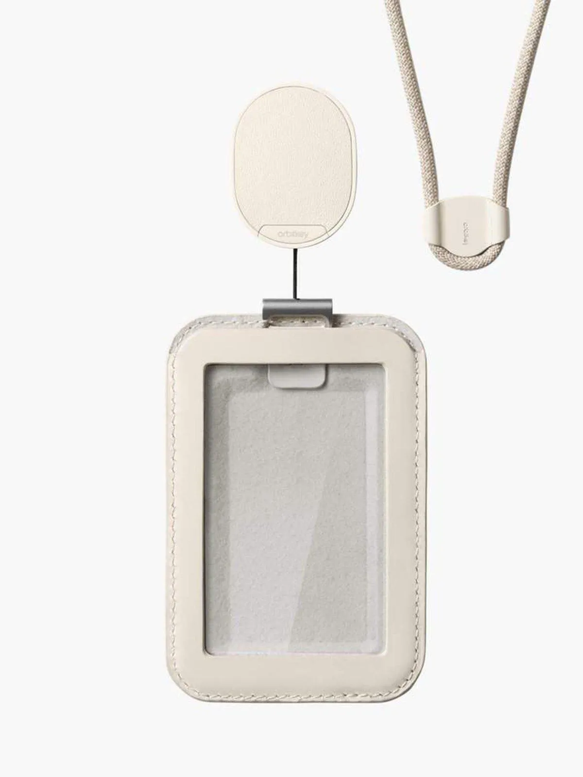 Orbitkey ID Card Holder Pro Stone With Lanyard