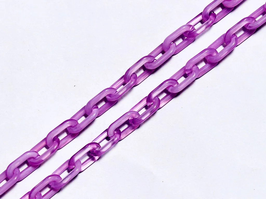 Purple Designer Plastic Chain