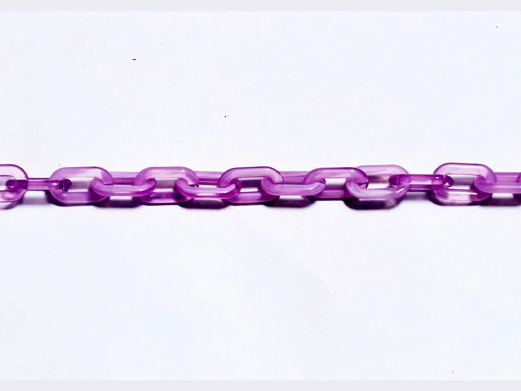 Purple Designer Plastic Chain