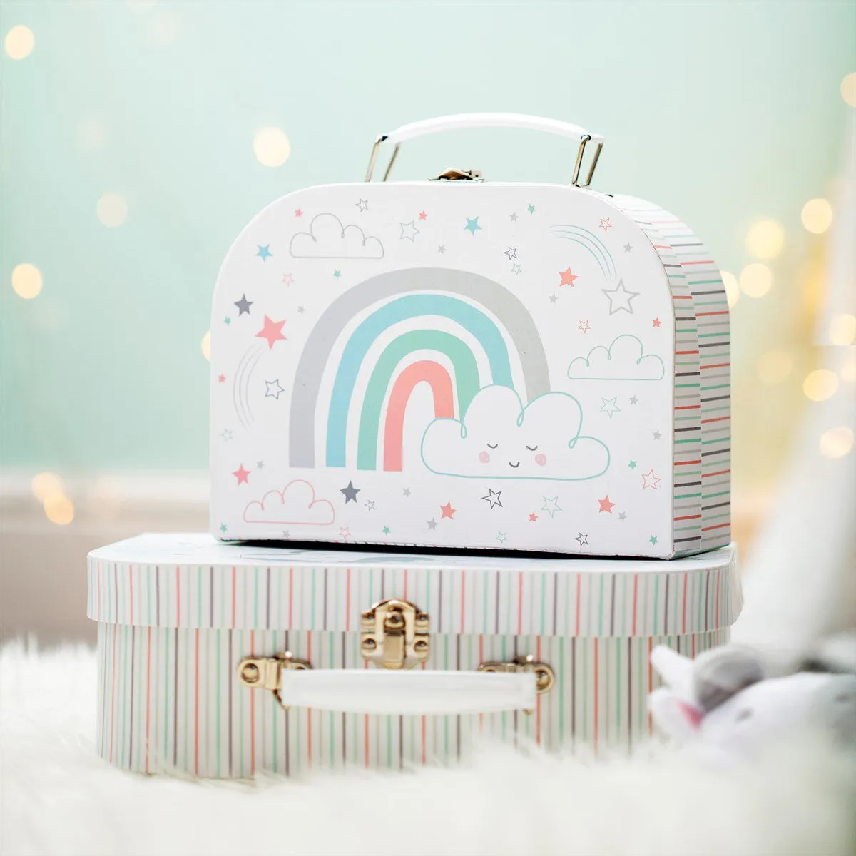 RJB Stone Set of 2 Baby Unicorn Suitcases