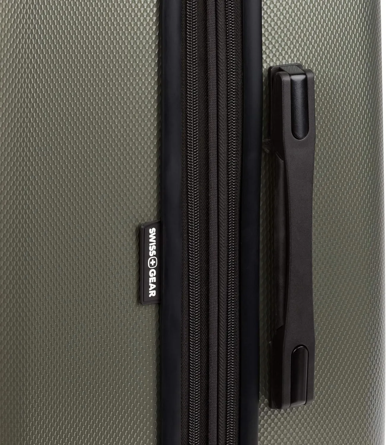 SwissGear 7272 Energie Expandable Hardside Luggage with Spinner Wheels and TSA Lock, Gunmetal, Checked-Large 27-Inch