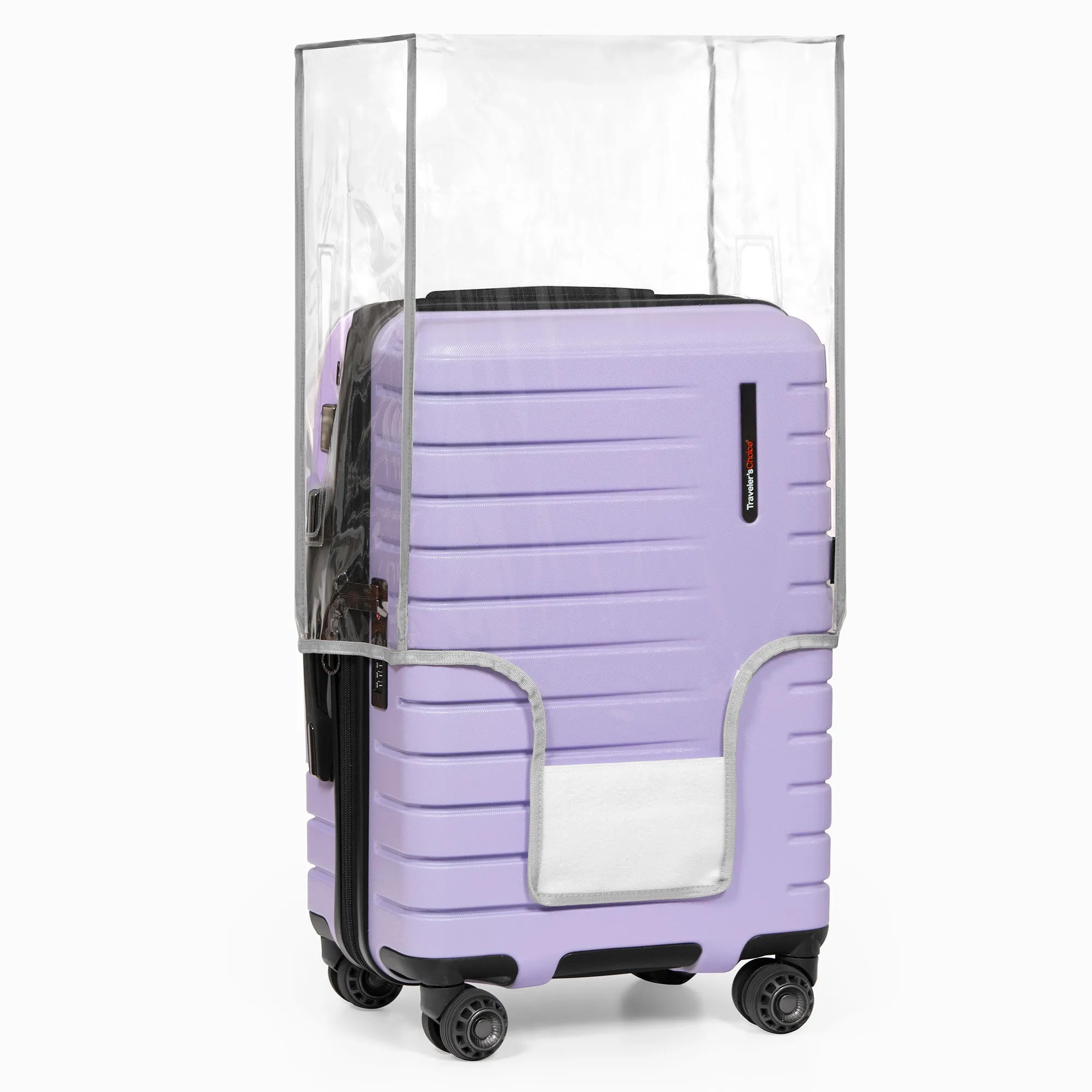 Traveler's Choice Clear Luggage Cover