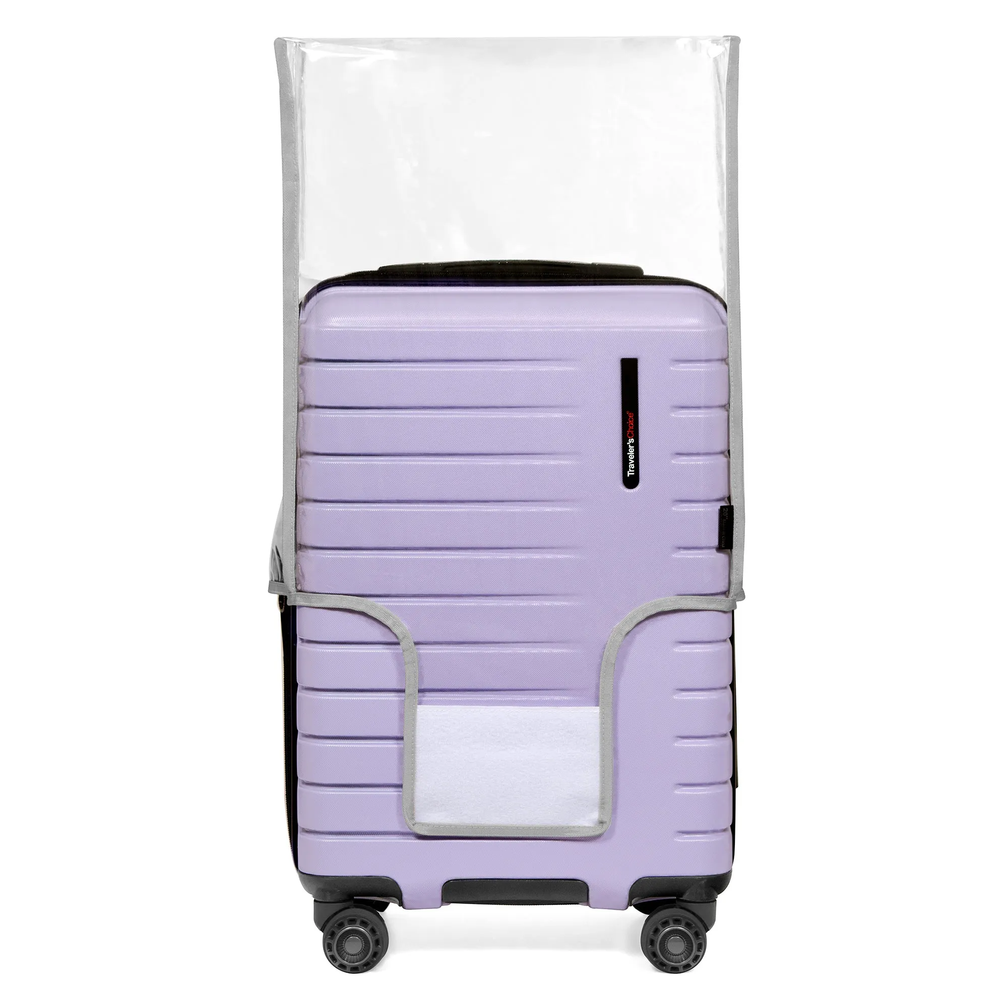 Traveler's Choice Clear Luggage Cover