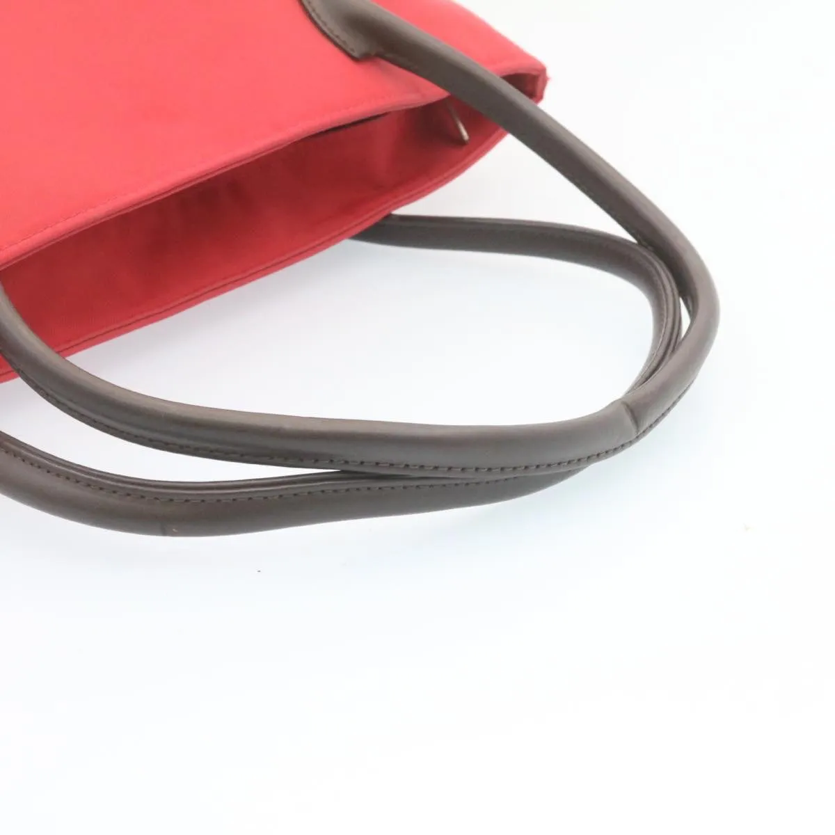 Trendy Inspired Burberry Shoulder Bag Nylon Leather 2set Red Black Auth Am1868g