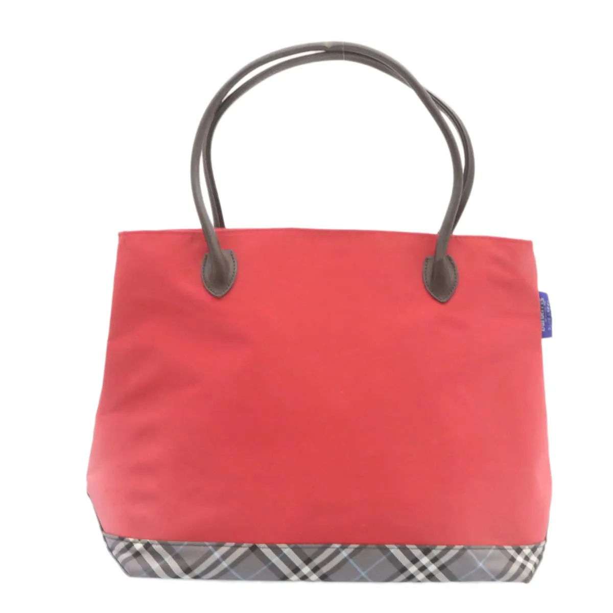 Trendy Inspired Burberry Shoulder Bag Nylon Leather 2set Red Black Auth Am1868g
