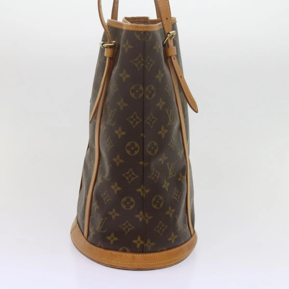 Trendy Inspired Louis Vuitton Monogram Bucket Gm Shoulder Bag M42236 Lv Auth Kk205