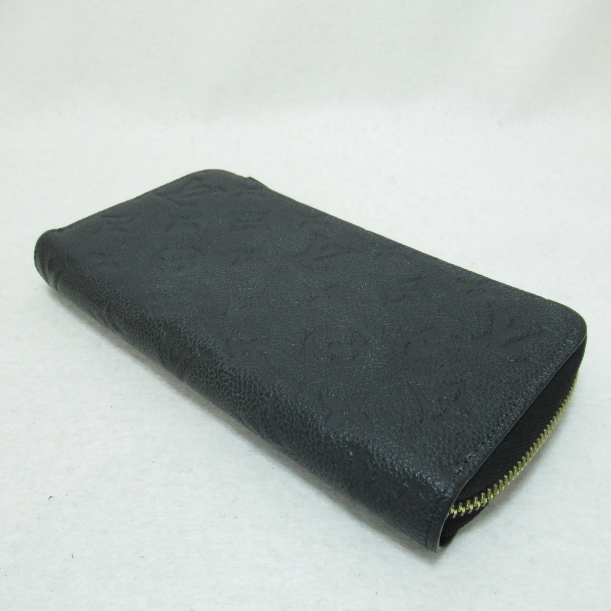 Trendy Inspired Louis Vuitton Zippy Wallet Purse Black Black Monogram Empreinte Leather M61864