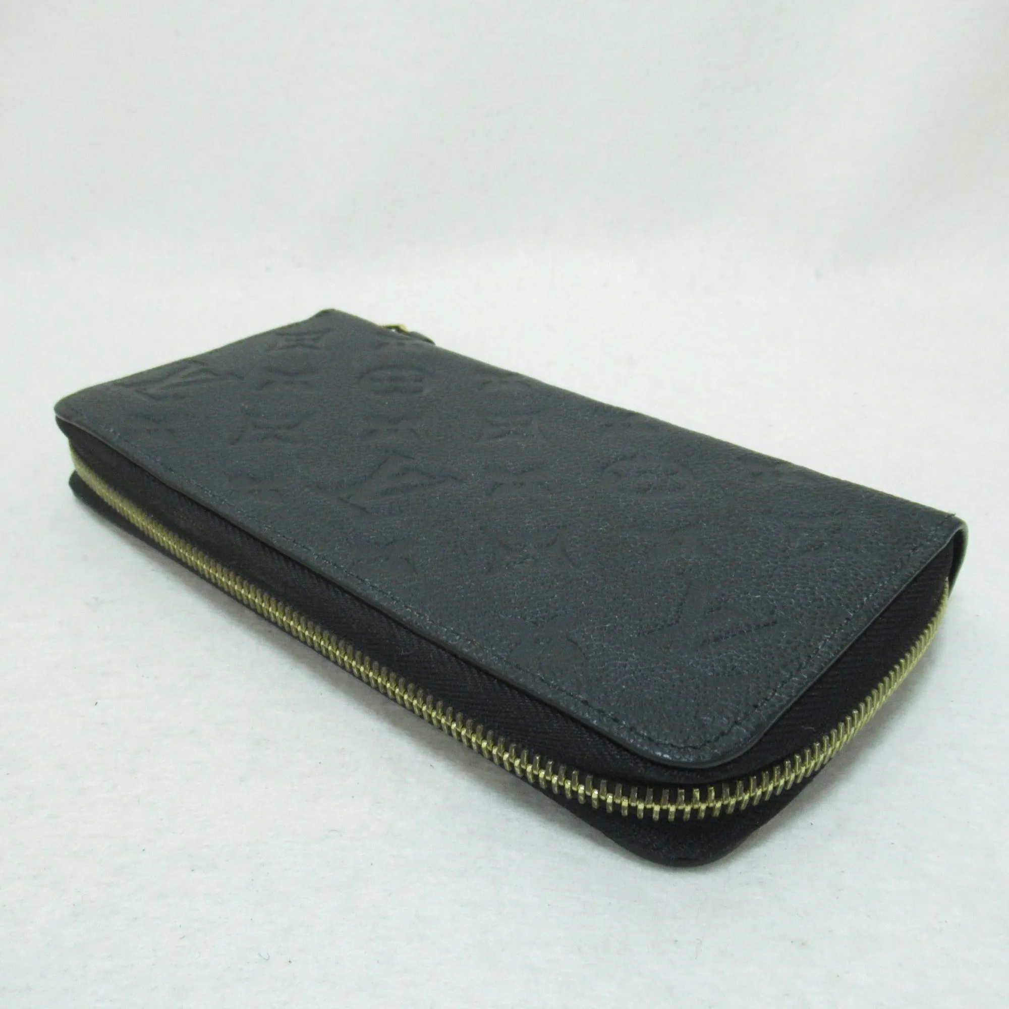 Trendy Inspired Louis Vuitton Zippy Wallet Purse Black Black Monogram Empreinte Leather M61864