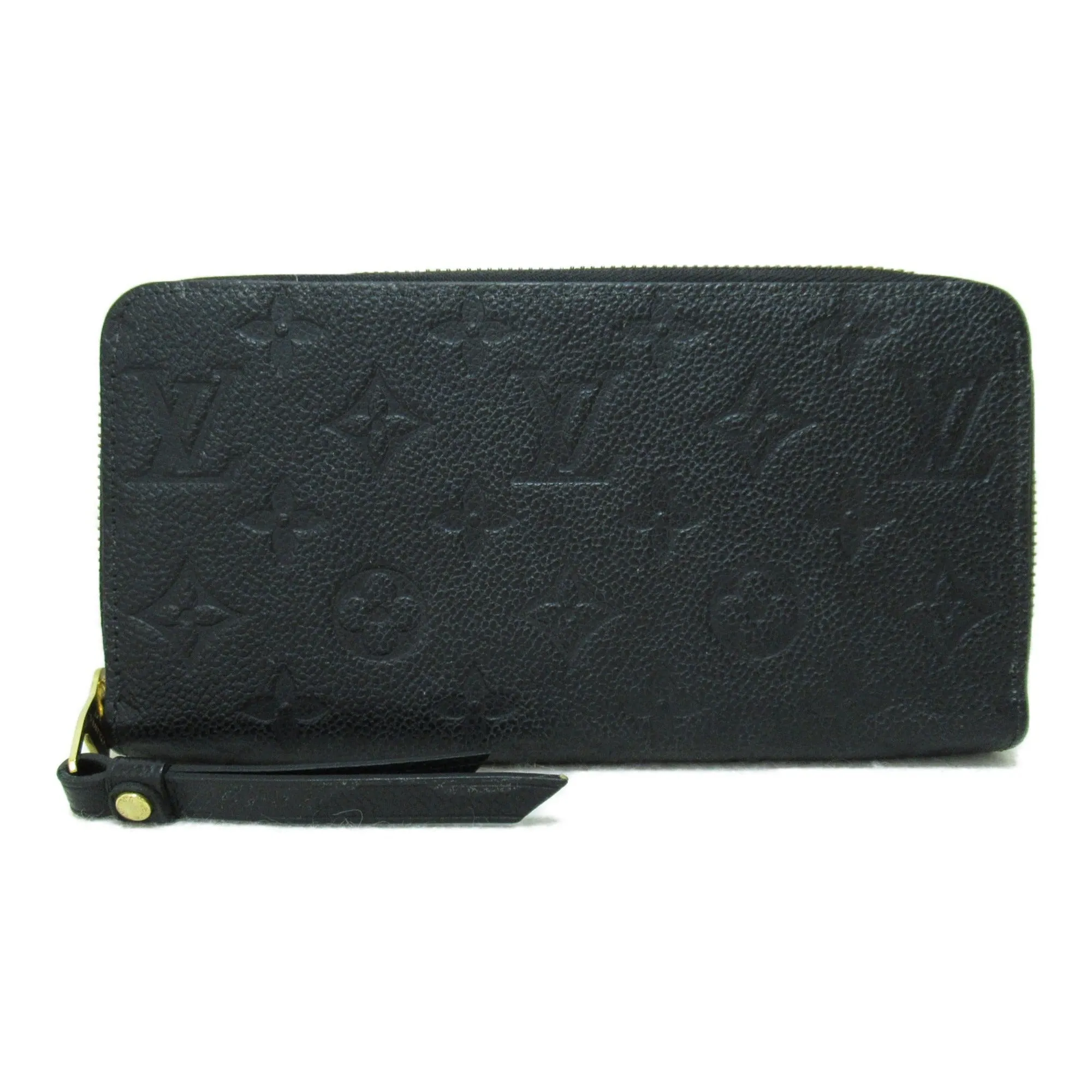 Trendy Inspired Louis Vuitton Zippy Wallet Purse Black Black Monogram Empreinte Leather M61864