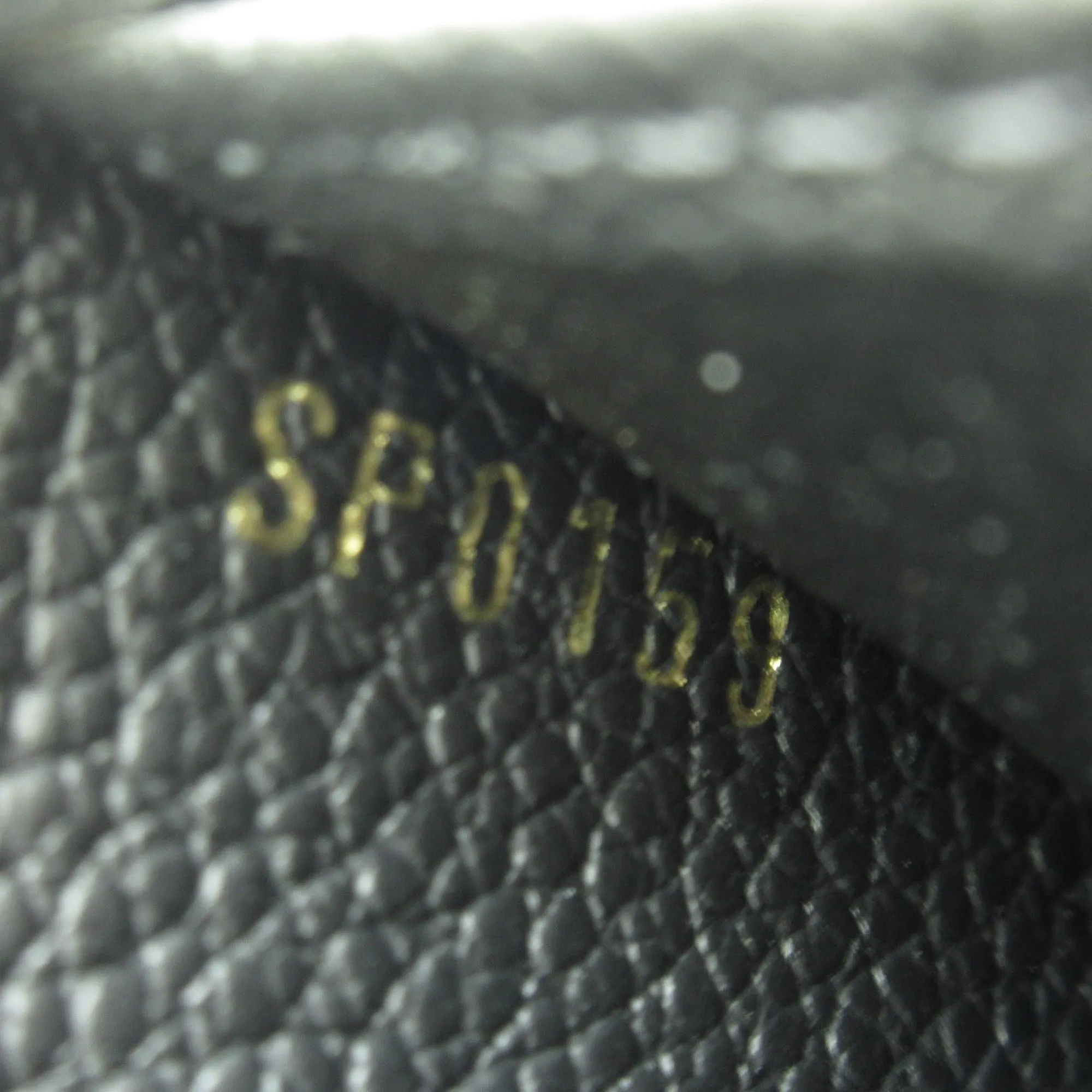 Trendy Inspired Louis Vuitton Zippy Wallet Purse Black Black Monogram Empreinte Leather M61864