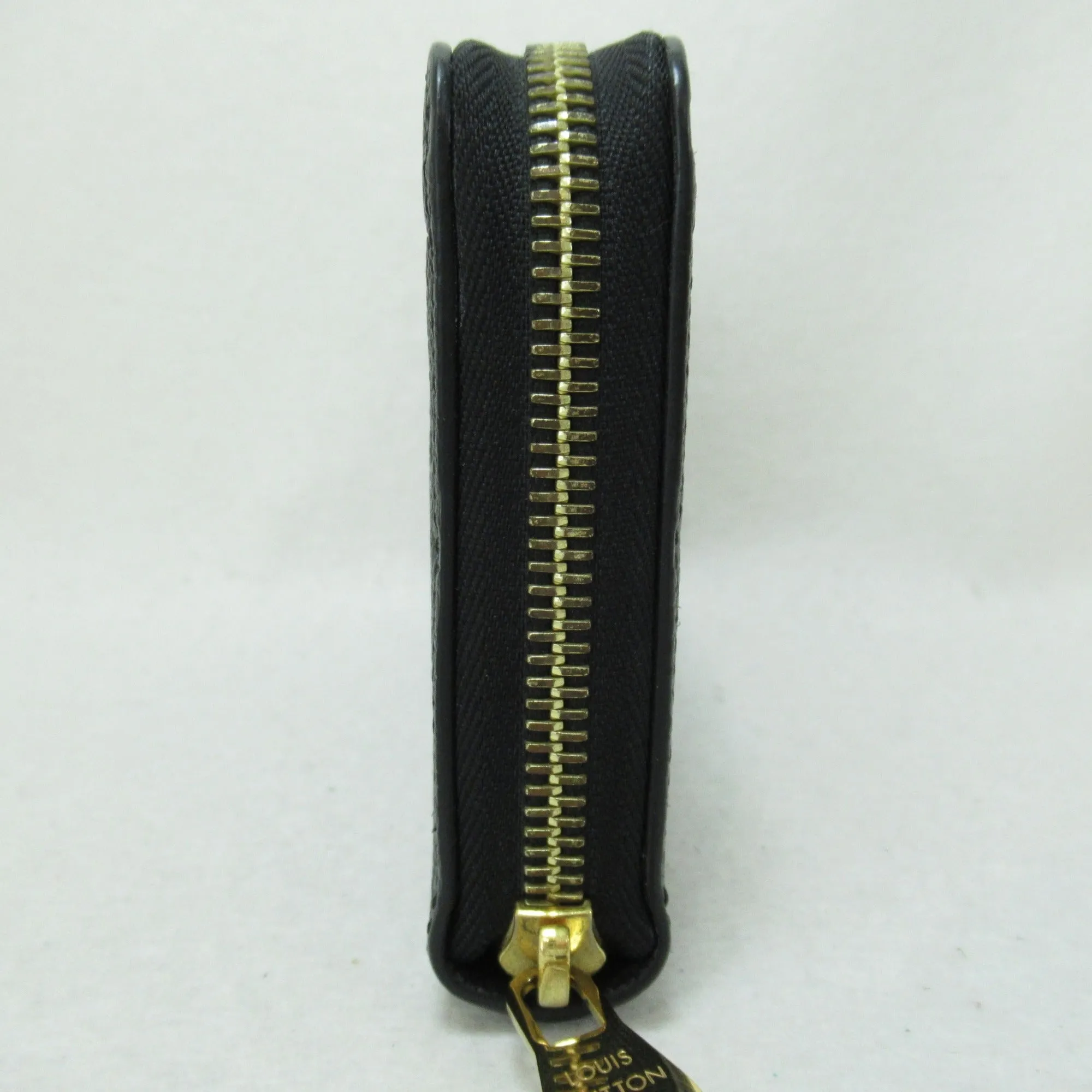 Trendy Inspired Louis Vuitton Zippy Wallet Purse Black Black Monogram Empreinte Leather M61864