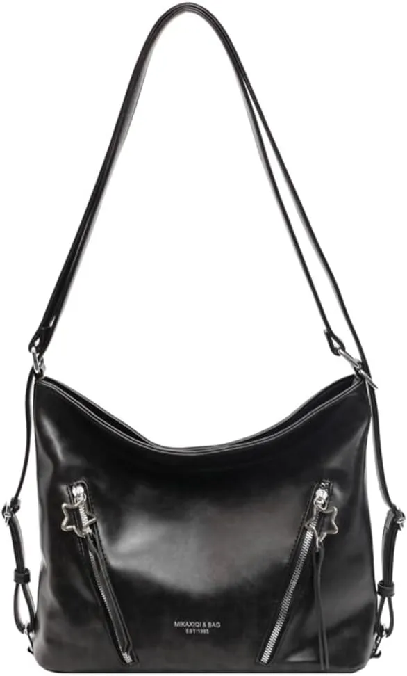 Trendy Star Large Capacity Shoulder Bag Adjustable Strap Backpack Class Commuter Cross Body Bags for Women 2025