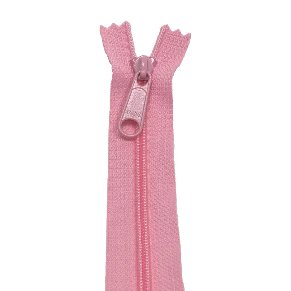 YKK Zip for bags colour 513 Pink