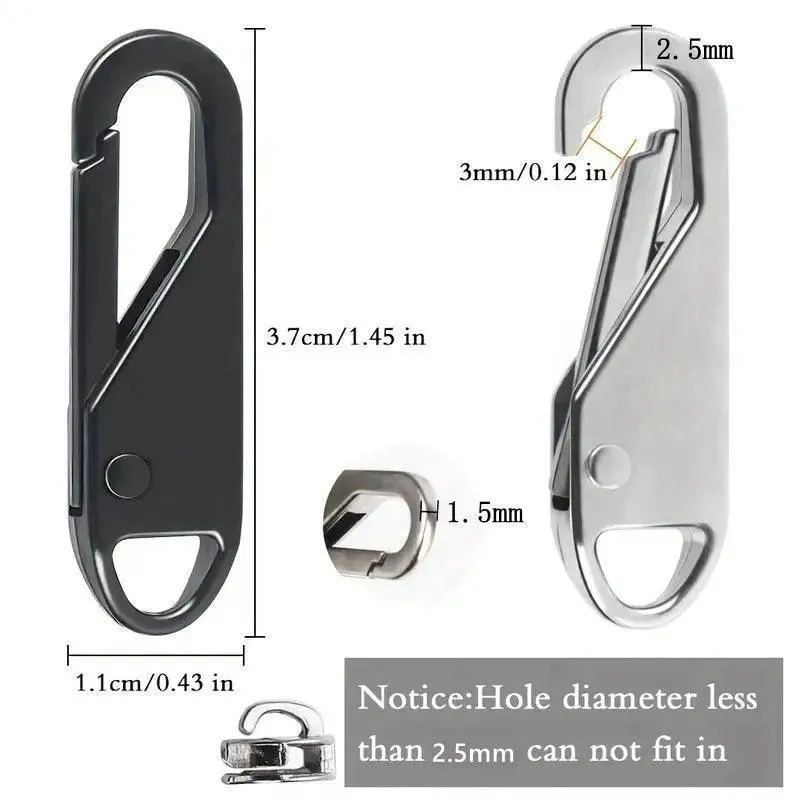 Zipper Puller Set: Upgrade Travel Gear for Quick Fixes & DIY Repairs